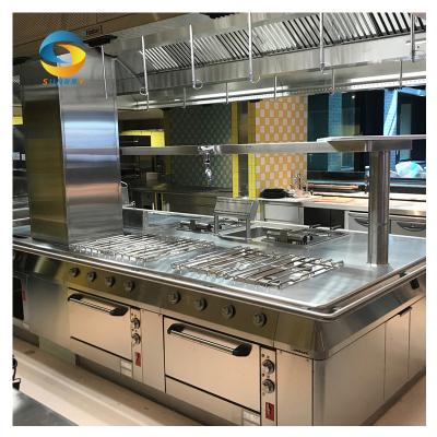 China One-stop kitchen equipment cafeteria design project chafing dish set restaurant buffet equipment buffet catering equipment for sale