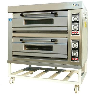 China Commercial bakery equipment commercial gas pizaza electric supply oven for sale price, gas 2 3 deck cake bread baking industrial ovens for sale