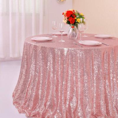 China Round Table Dust Cover For Event Wedding Table Decoration Wholesale Table Cloths for sale