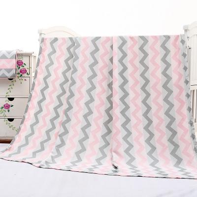 China Hot Selling Anti-pilling Striped Cotton Summer Cooling Towel Blanket Singapore for sale