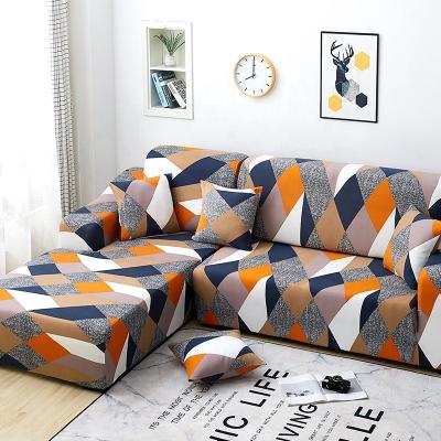 China Modern Newest L Shape Oriental Couch Cover Factory Design High Elastic Cover Sofa Covers For Online Shop for sale