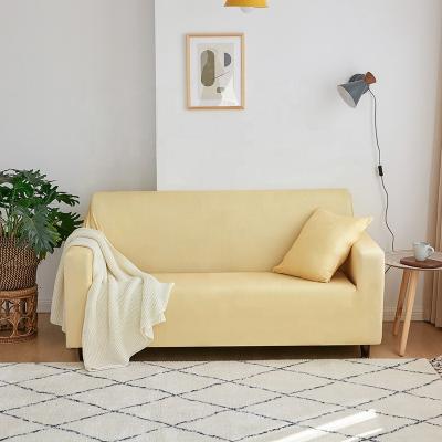 China Modern All Season Universal Knitted Inclusive Elastic Sofa Cover Fabric Stretch Slipcovers Sofa Cover Set for sale