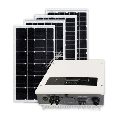 China Hot Selling High Quality 5KW Solar Home System On Grid Solar Powered Rooftop Systems 5000W For Home for sale