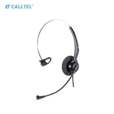 China Telecommunication Equipment Premium Earphone Headset Usb Call Center Monaural Headband Style for sale