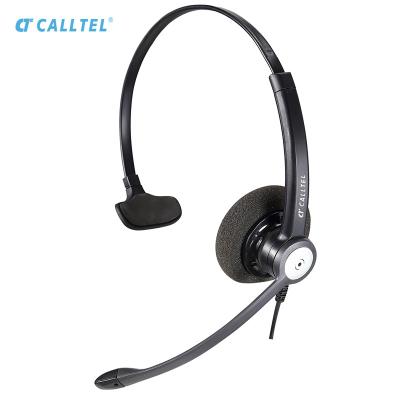 China Headband Style With Single Earphone Call Center Headset Monaural Noise Canceling Phone Headset for sale