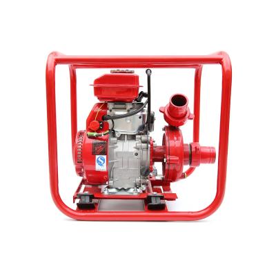 China WP2*2-130-CI Agriculture WATER PUMP CAST IRON HIGH PRESSURE PUMP POWERED BY Gasoline Engine SV154 for sale