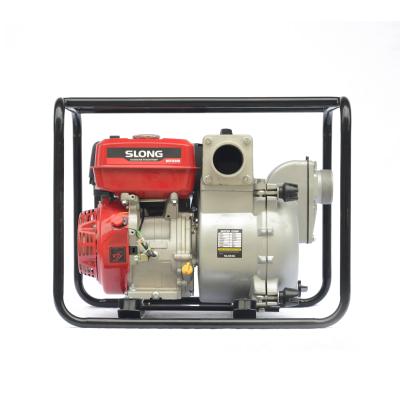 China New type motor 3 inch waste dirty water pump driven in 16hp gasoline engine for sale