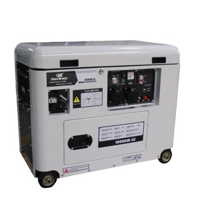 China SLONG 5kw 6kw 7kw 8kw Gasoline Air Cooled Super Silent Generator for sale