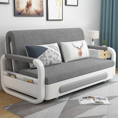 China Foldable Wall Sleeper Mattress With L Shaped Portable Solid Couch Chair Modern Simple Frame Sofa Bed Folding for sale