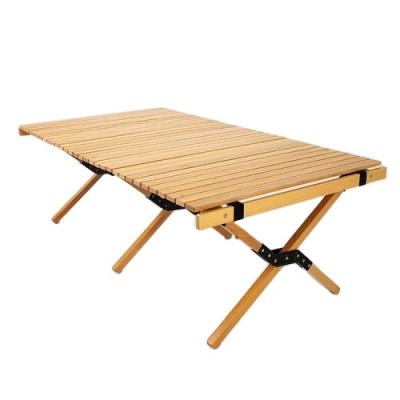 China Waterproof Outdoor Wooden Mini Portable Furniture Bar Folding Table Aluminum Multifunction Easy Carry High for sale