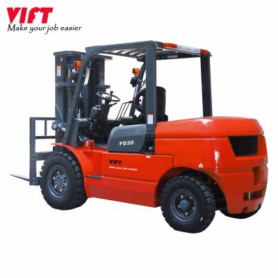 China Chinese hotels brand VIFT top forklifts 3 ton 3.5 ton 4 ton counterweight diesel forklift for sale