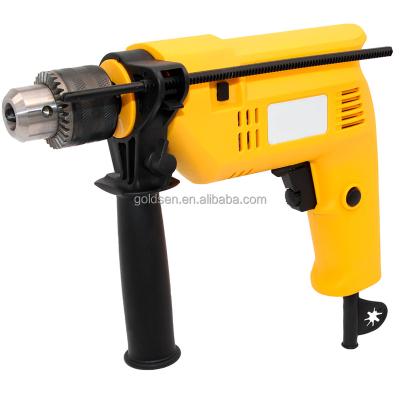 China Portable steel/wooden hand drill machine/TOLHIT 127v 500w 13mm Brazil best electric concrete impact drill for sale