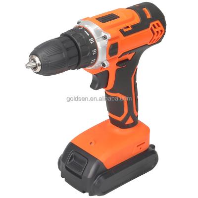 China Hot Selling Steel/Wood/TOLHIT Concrete 18V 1.3Ah 25Nm Two Speed ​​Electric Power Tools Combo Set Impact Cordless Kit Driver Drill for sale