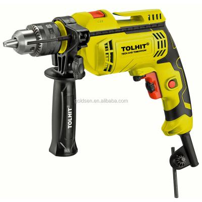 China TOLHIT 127v 220v 750w Steel Industrial Steel/Wood/Wood Drilling Rig Variable Speed ​​Wood Machine- 13mm Impact Drill for sale