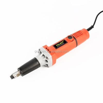 China Heavy Duty High Quality Hand Held Variable Speed ​​Grinding and Surface Preparation TOLHIT 400W 6MM Die Grinder for sale