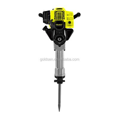 China TOLHIT 52cc 1900w 20-55J Portable Petrol Demolition Breaker Gasoline Jack Hammer TH1708190055 for sale