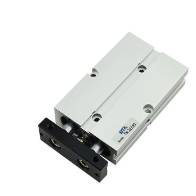 China TN Series Factory Air Twin Acting Cylinder Rod Pneumatic Cylinder Double Stroke Short Guide Rod Cylinder for sale