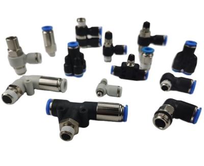 China Factory 2 Years Warranty PC Straight Male Thread Plastic Push Air Fittings Pneumatic Fittings for sale