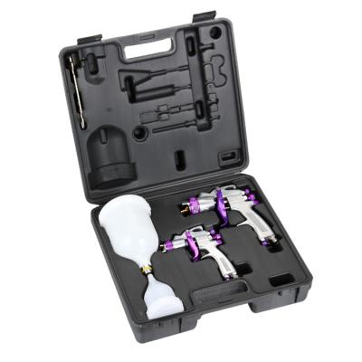 China Paint spray gun paint spray gun set na2007kit hvlp 2 spray gun diy kit for sale