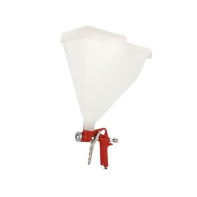 China Hopper gun 4.0-8.0mm 6l cement putty porfessional texture paint air hopper spray gun for sale