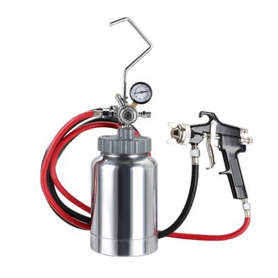 China 11 FM 2 part spray gun paint pot 2 liter airbrush paint spray gun tank spray gun heavy duty with air tank for sale