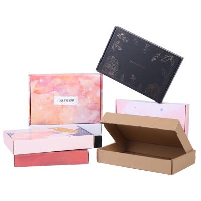 China Modern Design Handmade Paper Box Paper Box Clothing Packaging Storage Box For Dress Customized Logo Item Gift for sale