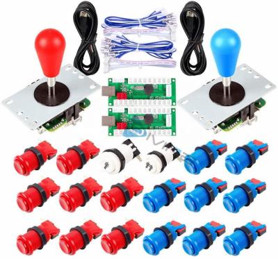 China Classic Zero Delay Arcade Contest DIY Kits USB Encoder To PC Joystick Arcade DIY Game Kits For 2 Players for sale