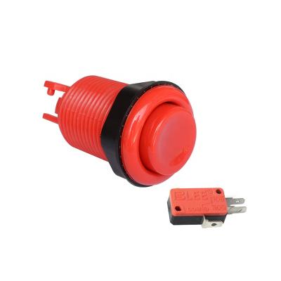 China American Style Plastic Arcade Push Button For Game Machines 12V Micro Switch Button for sale