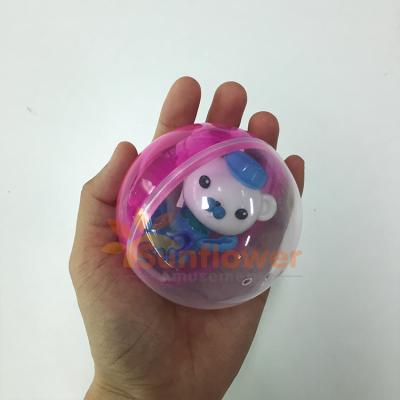 China Vending Machine Spare Parts Plastic Professional Capsule 75mm With Toy for sale