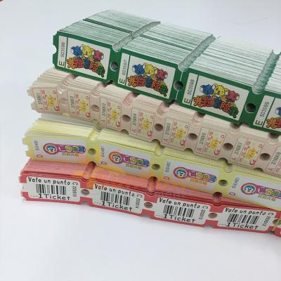 China Arcade /Coin Operated Colorful Game Machine Arcade Lottery Ticket Tickets Customized Factory In Shenzhen for sale