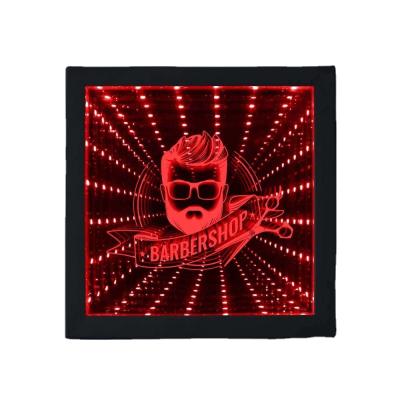 China Flash Aluminum Frame Mirror Led Flash Light Box for sale