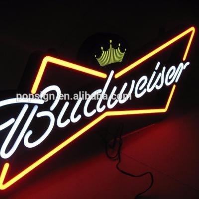 China Injection Flash Link Form Budweiser Flash Led Sign for sale