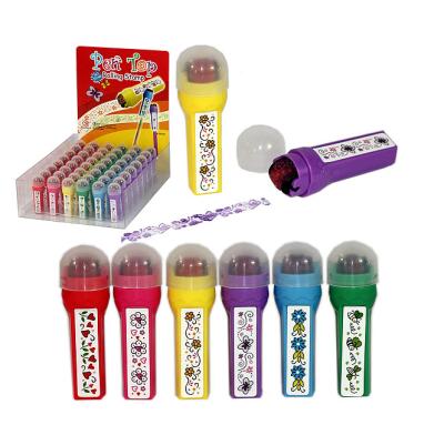 China Other Designs Funny Kaleidoscope Christmas Self-Inking Stamp Pen Top Rolling Stamp for sale