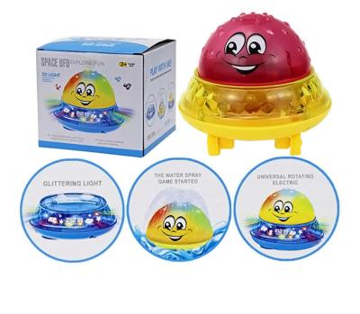 China UFO Shape Light Water Spray Splashing Game Kids Toys EC-11310 for sale