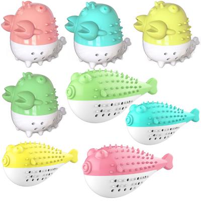 China New Style Viable Teeth Clean For Fishing Catnip Soft Material Cat Toy Rubber Dog Chew Toy Cute Bells for sale