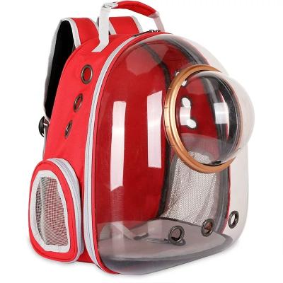 China Airline Viable Hot Outdoor Safety Fashion Cat Portable Pet Bag Dog Transparent Waterproof Carrier Bag for sale