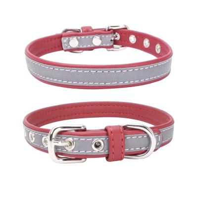 China Reflective Hot Selling Comfortable Dog Collars Customize Logo Reflective Pet Dog Collar and Leash Set for sale