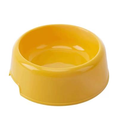 China Viable Mini Size Colorful Puppy Plastic Bowl Pet Travel Bowl Eco Friendly Dog Cat Food Bowl for sale