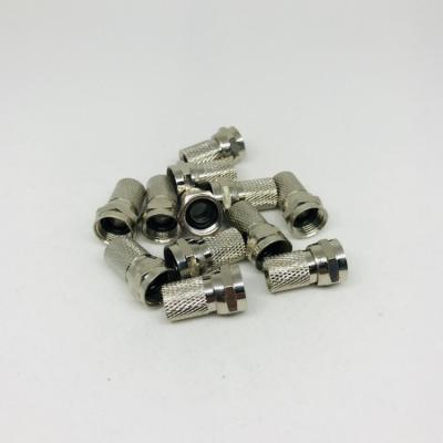 China CATV or satellite type f connector with O-ring for RG59/RG6 for sale