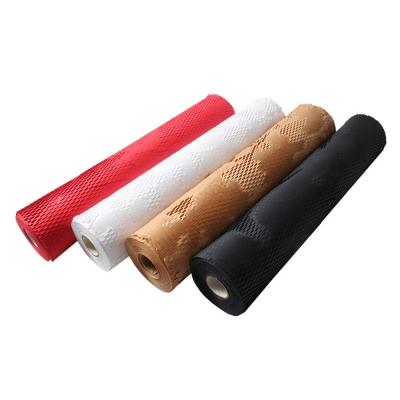 China Hot Selling Biodegradable Gift Wrapping Paper Roll Recycled Craft Perforated-Packing Honeycomb Kraft Paper Roll for sale