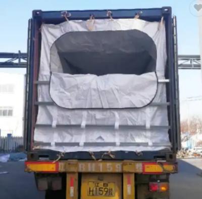 China Custom bulk liner bag in 20ft 40ft ldpe container container liner bag dry container liner for Soybeans seeds for sale