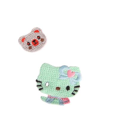 China 3D Factory Supply High Quality Diy Cartoon Animal Embroidery Patch For Clothing for sale