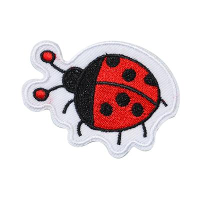 China Handmade Custom Embroidery OEM Name Logo Heat Press Iron On Embroidery Patch No Minimum for sale