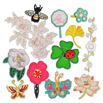 China Handmade High Quality Fashion Embroidery Custom Iron On Patches For Apparel for sale