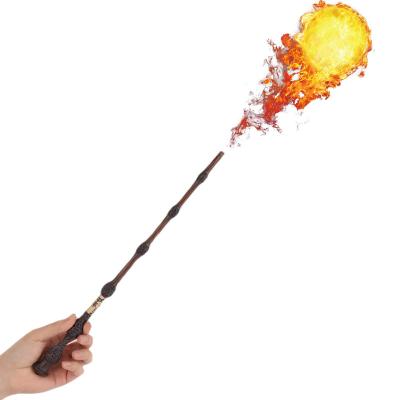 China Easy To Do Cosplay Electronic Fire Flasher Magic Wands Tricks Flame Lighter Device Props Magicians Professional Accessories for sale