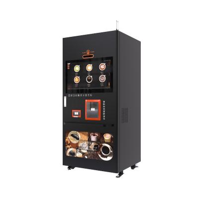 China Outdoor Office Buildings Touch Screen Fresh Bean Coffee Vending Machine For Commercial for sale