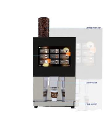 China Hotel Small Freshly Ground Coffee Vending Machine With Touch Screen LE307A for sale