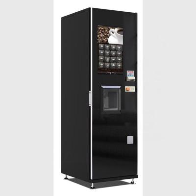 China Adjustable Powder Ingredients and Grinder Cutter Grades Commercial Type Automatic Fresh Ground Coffee Vending Machine with Touch Screen LE308B for sale