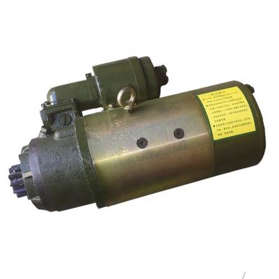 China dc electric starter motor 24v 11kw 11 teeth use for shengli oilfield shengli power machinery ST710 500gfrz 12v190 gas engine for sale