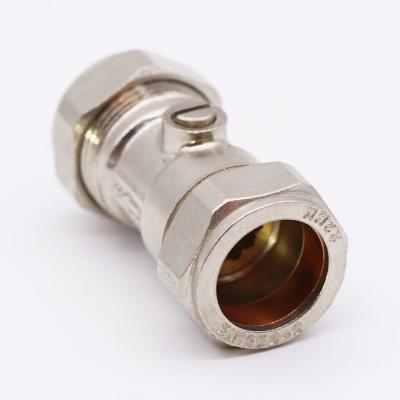 China TAIZHOU QIONGYU GENERAL FACTORY nickel plating 15mm without handle high quality mini isolate valve for sale